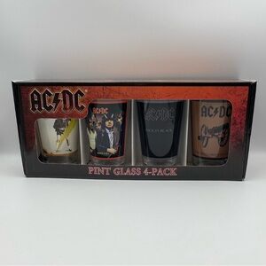AC/DC Pint Glass 4-Pack Set